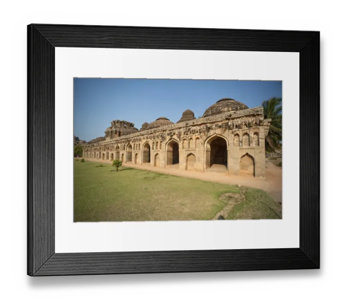 Framed Print : Elephant stables, Hampi, Karnataka, India Framed Print : Elephant stables, Hampi, Karnataka, India