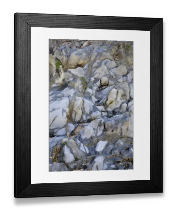 Framed Print : The grey rocks Vagator Beach Goa Maharashtra India Asia 28th September 2010