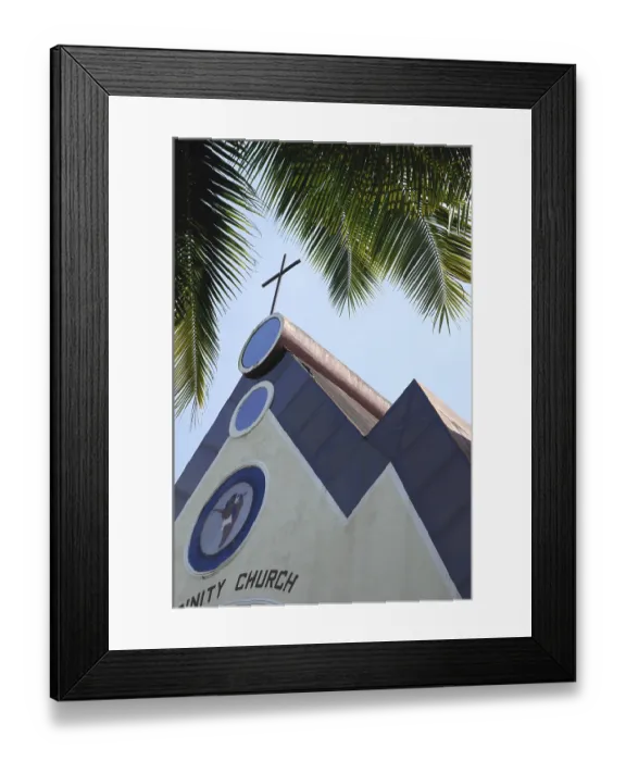 Framed Print : Church with a cross on top named as Holy Trinity Church at Benaulim Goa Maharashtra India Asia September 2010 Framed Print : Church with a cross on top named as Holy Trinity Church at Benaulim Goa Maharashtra India Asia September 2010