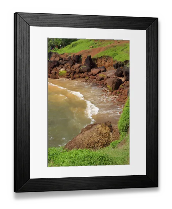 Framed Print : Waves gushing anjuna beach Goa Maharashtra India Asia September 2010 Framed Print : Waves gushing anjuna beach Goa Maharashtra India Asia September 2010