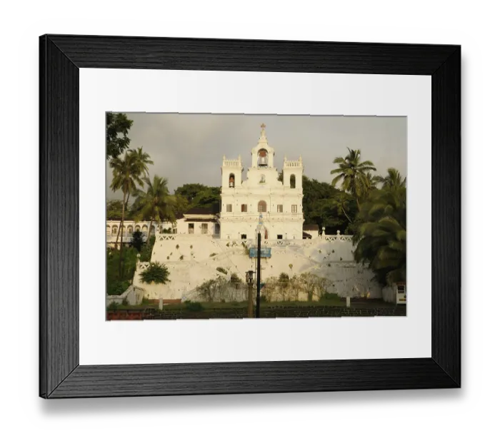 Framed Print : The Church of the Lady Panjim Goa Maharashtra India Asia September 2010