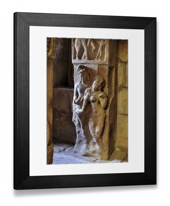Framed Print : Malikarjuna Temple Pattadakal Badami Karnataka India Asia Oct 2010