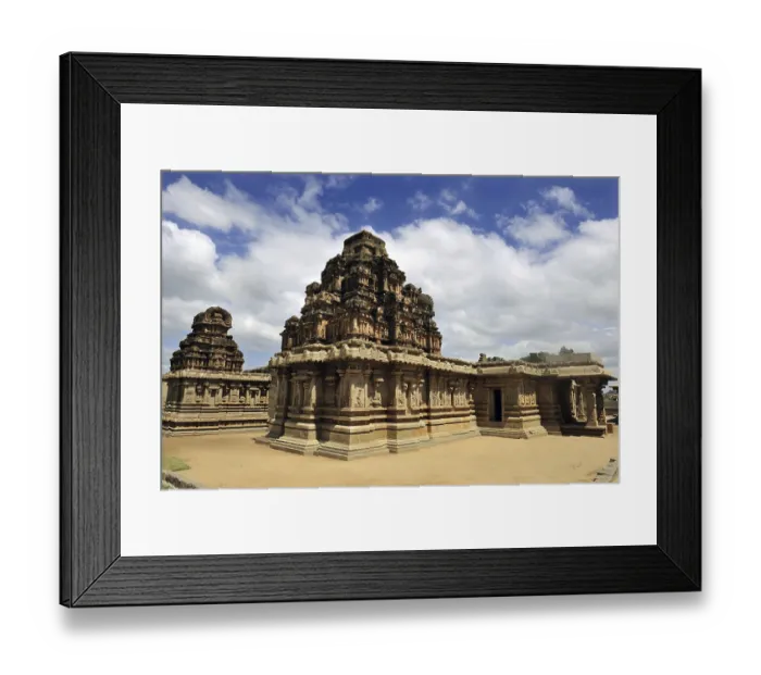 Framed Print : Hazararama Temple Hampi Karnataka India Asia October 2010