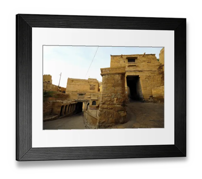 Framed Print : Ganesh pol gate in Jaisalmer fort
