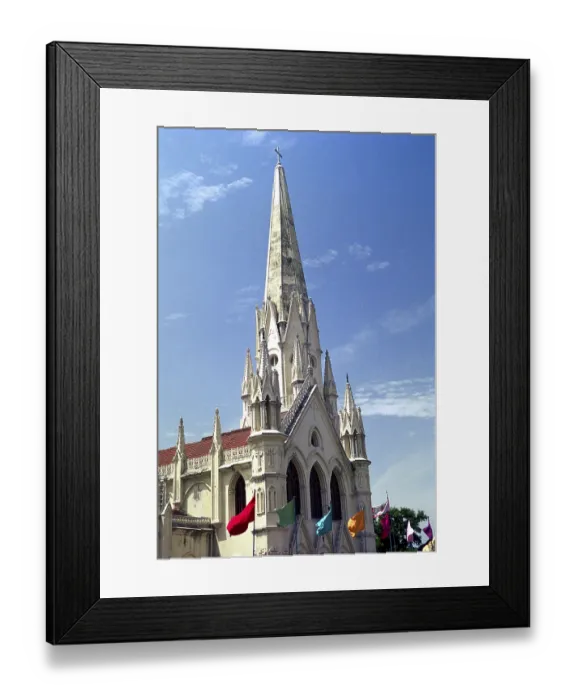 Framed Print : Baslica of saint thomas or san thome