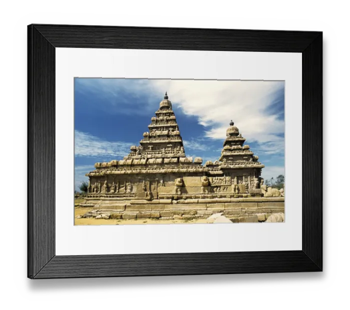 Framed Print : Shore temple, Mahabalipuram Mamallapuram