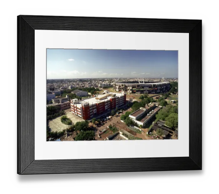 Framed Print : Aerial of Madras Chennai, Tamil Nadu, India Framed Print : Aerial of Madras Chennai, Tamil Nadu, India