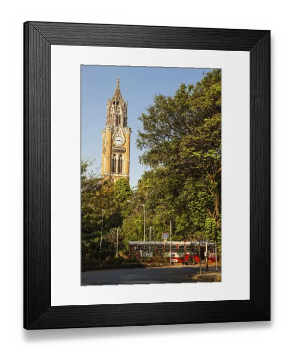 Framed Print : Empty road of Rajabai Clock Tower due to death of balasaheb thackeray mumbai maharashtra India Framed Print : Empty road of Rajabai Clock Tower due to death of balasaheb thackeray mumbai maharashtra India