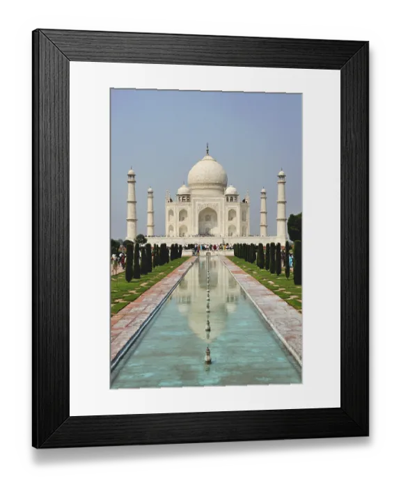 Framed Print : The taj mahal at agra India