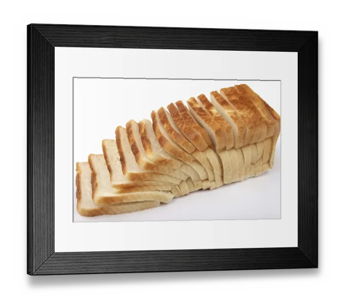 Framed Print : Fresh brown breads