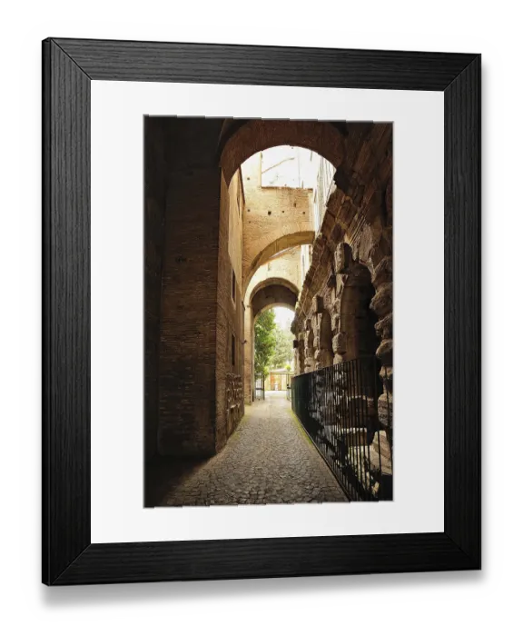 Framed Print : A picture of Traiano's market in Rome A picture of Traiano's market in Rome