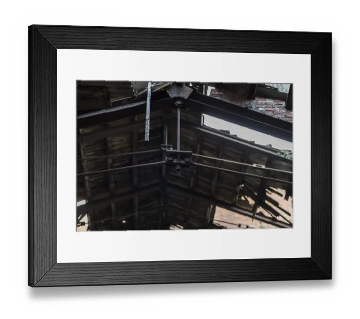 Framed Print : A photo of a detail of an old abandoned factory San Bonifacio Framed Print : A photo of a detail of an old abandoned factory San Bonifacio