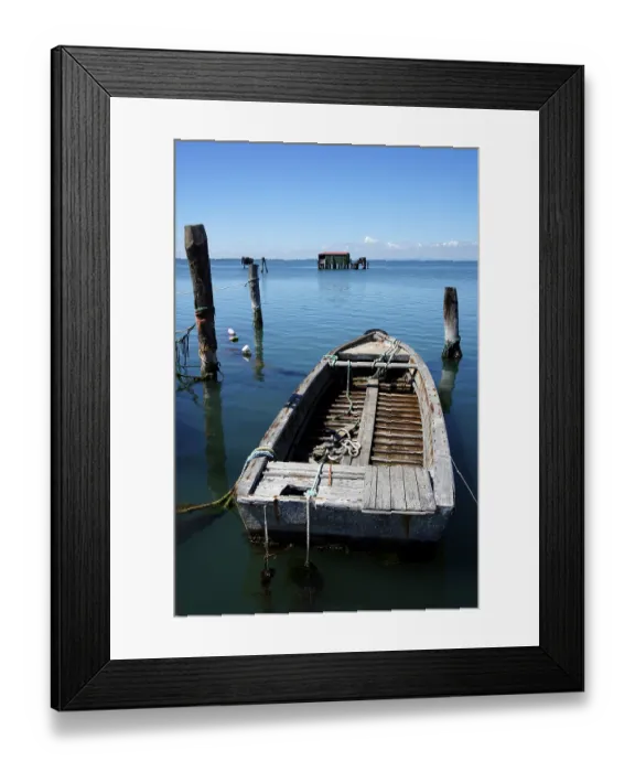 Framed Print : View of the ship, Venetian Lagoon