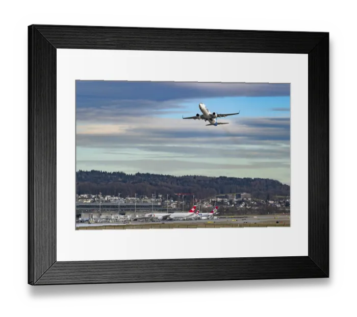 Framed Print : Aircraft AJet, TC-JHC, Boeing 737-800