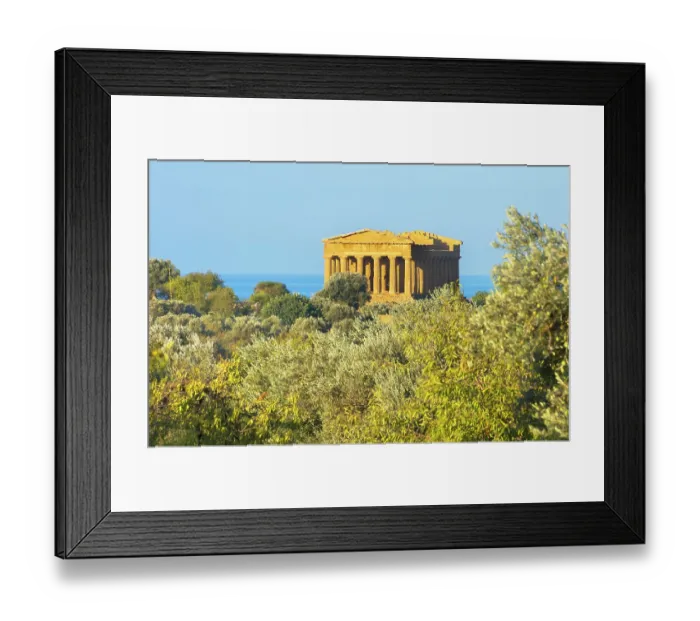 Framed Print : Temple of Concordia, Valley of the Temples Framed Print : Temple of Concordia, Valley of the Temples