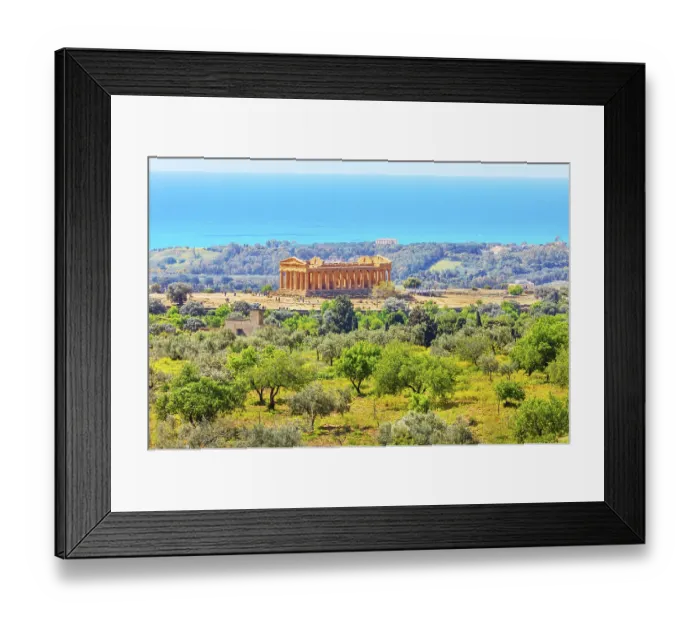 Framed Print : Temple of Concordia, Valley of Temples Framed Print : Temple of Concordia, Valley of Temples