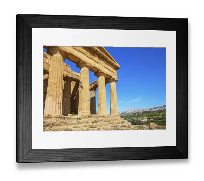 Framed Print : Temple of Concordia, Valley of Temples Framed Print : Temple of Concordia, Valley of Temples
