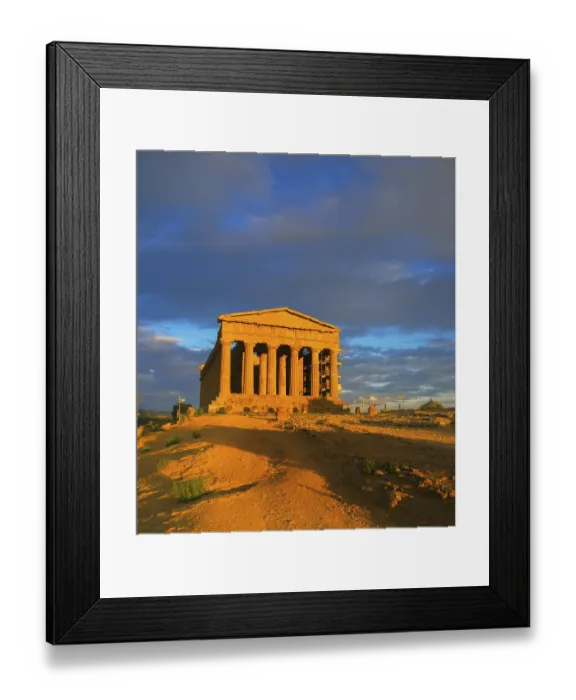 Framed Print : Temple of Concordia, Valley of the Temples Framed Print : Temple of Concordia, Valley of the Temples