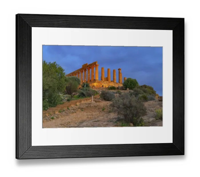 Framed Print : Temple of Juno, Valley of Temples
