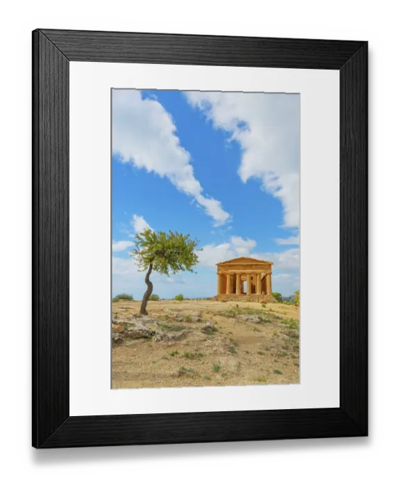 Framed Print : Temple of Concordia, Valley of Temples Framed Print : Temple of Concordia, Valley of Temples