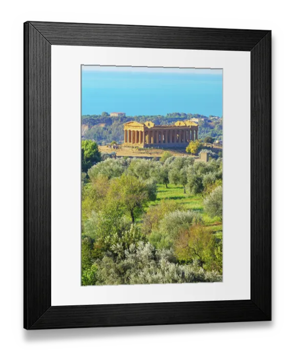Framed Print : Concordia temple, Valley of Temples