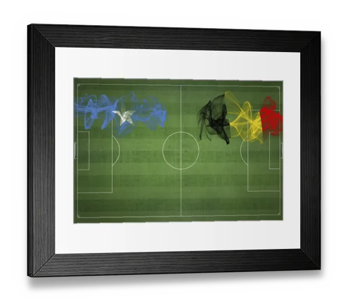 Framed Print : Somalia vs Belgium Soccer Match