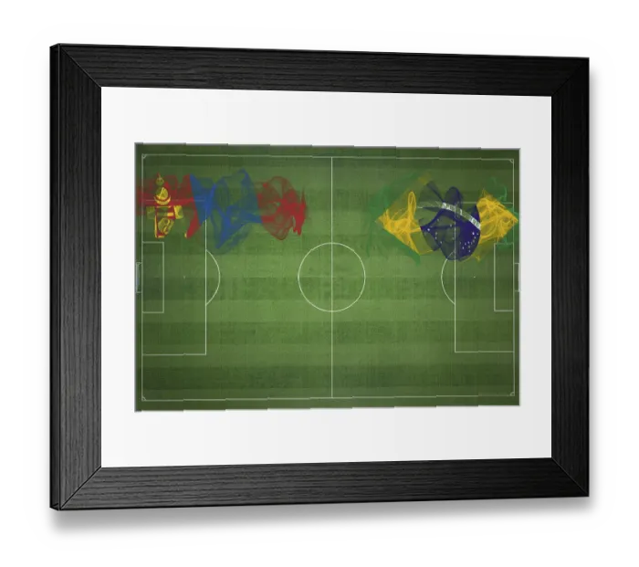 Framed Print : Mongolia vs Brazil Soccer Match Framed Print : Mongolia vs Brazil Soccer Match