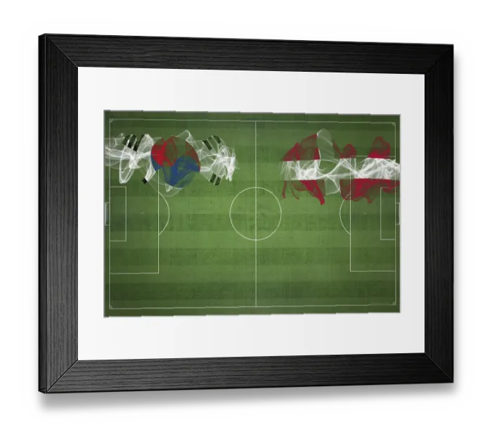 Framed Print : South Korea vs Denmark Soccer Match Framed Print : South Korea vs Denmark Soccer Match