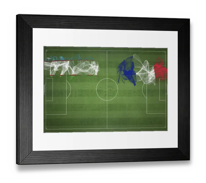 Framed Print : Uzbekistan vs France Soccer Match
