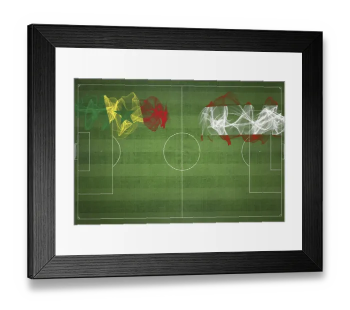 Framed Print : Senegal vs Austria Soccer Match