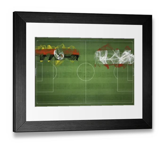 Framed Print : Uganda vs Austria Soccer Match