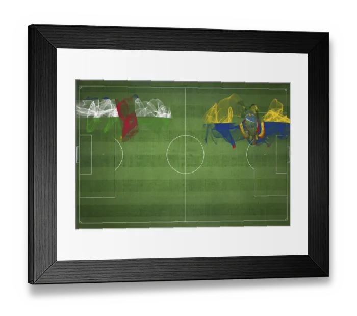 Framed Print : Central African Republic vs Ecuador Soccer Match