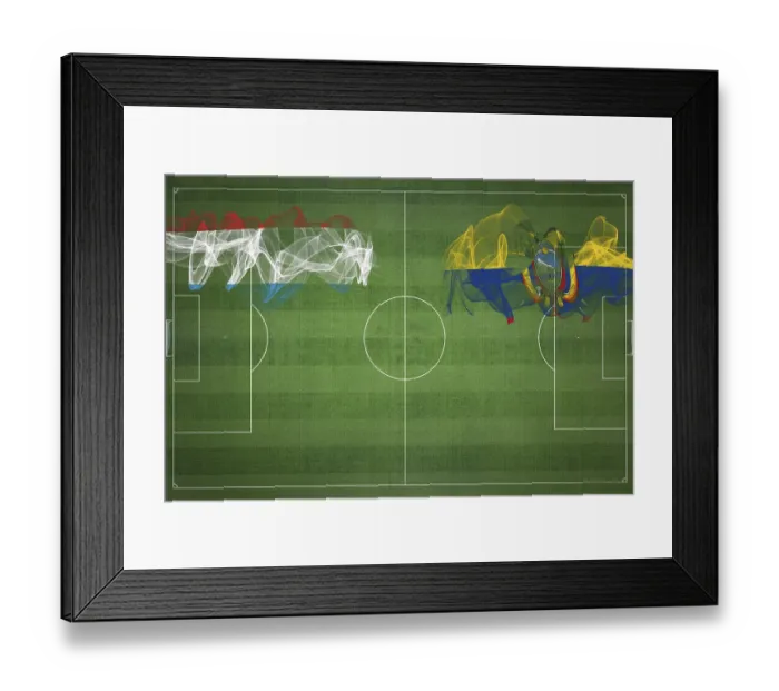Framed Print : Luxembourg vs Ecuador Soccer Match