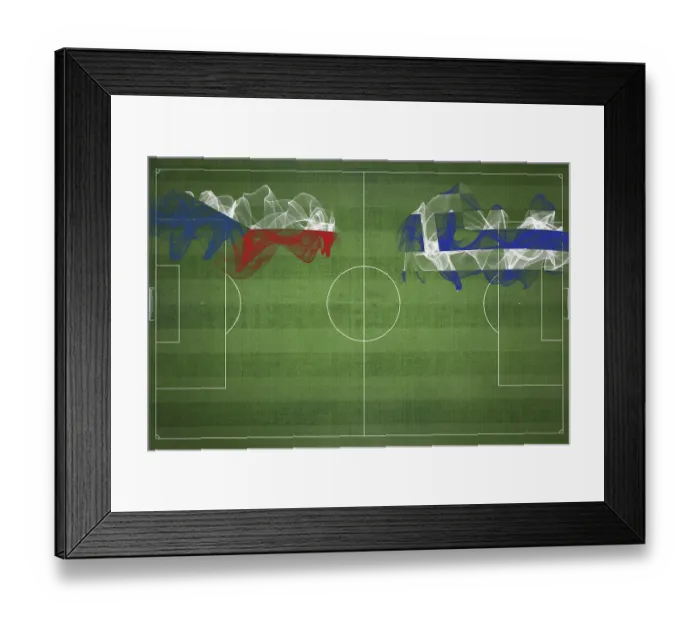 Framed Print : Czech Republic vs Greece Soccer Match