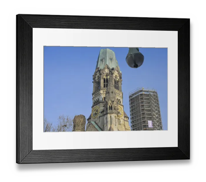 Framed Print : Kaiser Wilhelm Memorial Church Framed Print : Kaiser Wilhelm Memorial Church