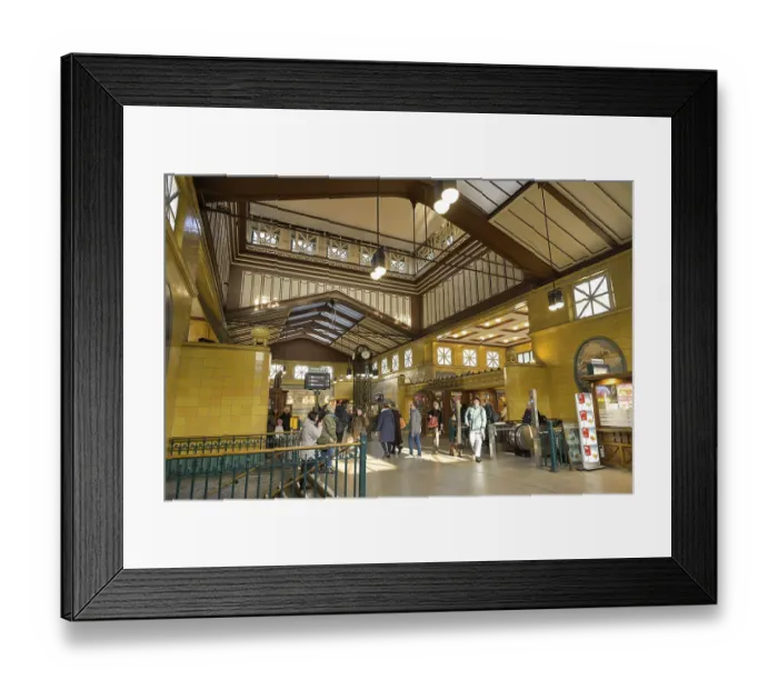 Framed Print : Train station, Wittenbergplatz