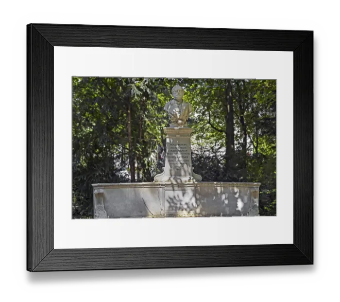 Framed Print : The monument to Karl Effner on Maximiliansplatz was erected in 1886 according to plans by Wilhelm von Rumann Framed Print : The monument to Karl Effner on Maximiliansplatz was erected in 1886 according to plans by Wilhelm von Rumann