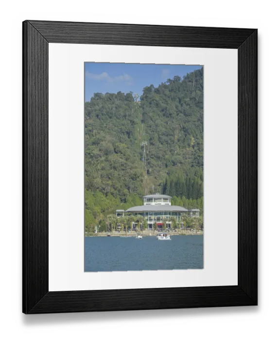 Framed Print : Ropeway, Ita Thao, Sun Moon Lake
