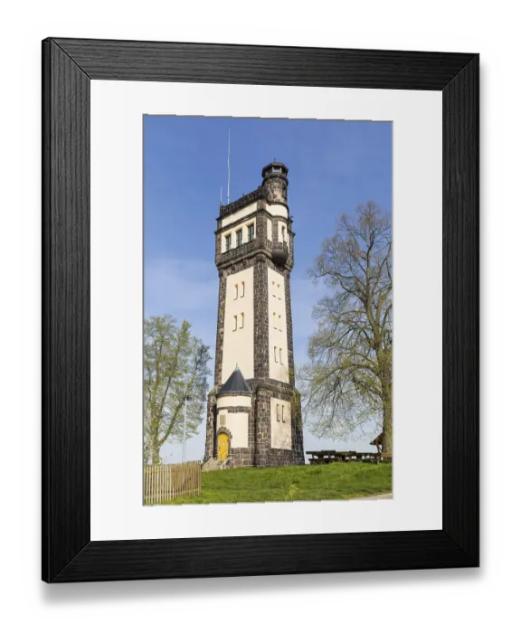 Framed Print : Konig-Friedrich-August-Turm