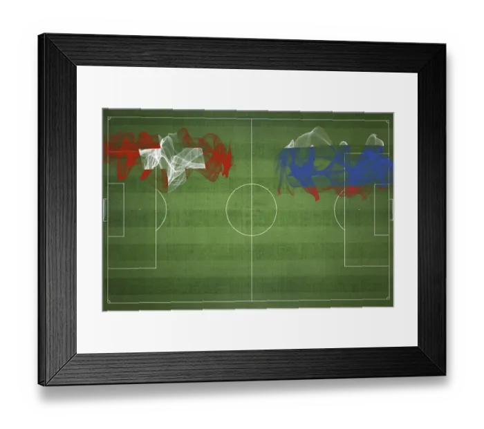 Framed Print : Switzerland vs Russia Soccer Match
