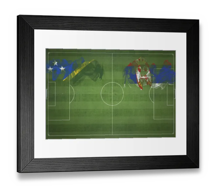 Framed Print : Solomon Islands vs Serbia Soccer Match Framed Print : Solomon Islands vs Serbia Soccer Match