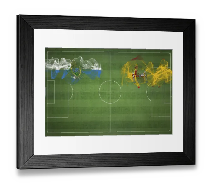 Framed Print : San Marino vs Spain Soccer Match