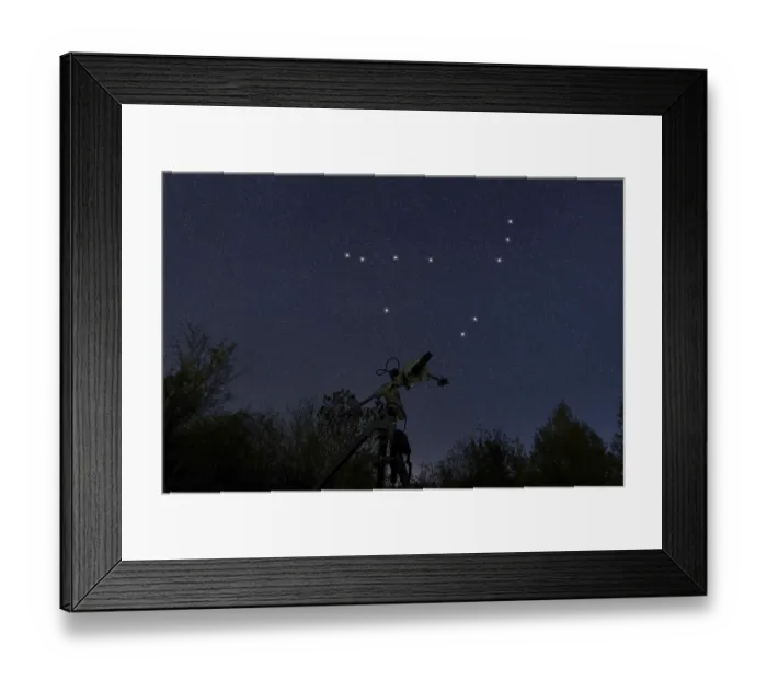 Framed Print : Capricornus star constellation