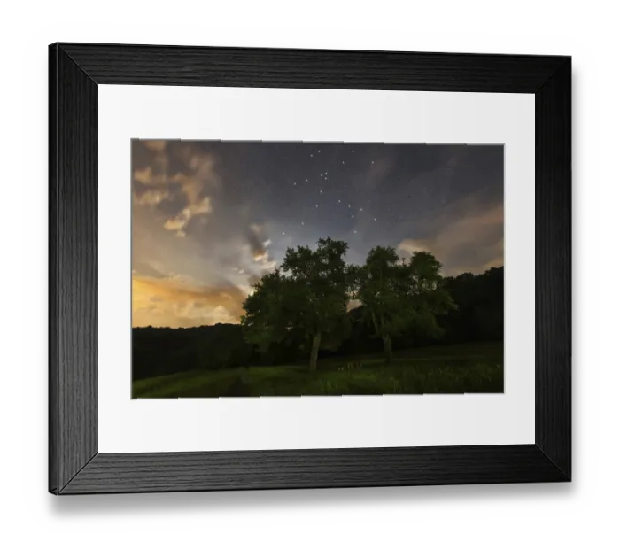 Framed Print : Centaurus star constellation, Night sky
