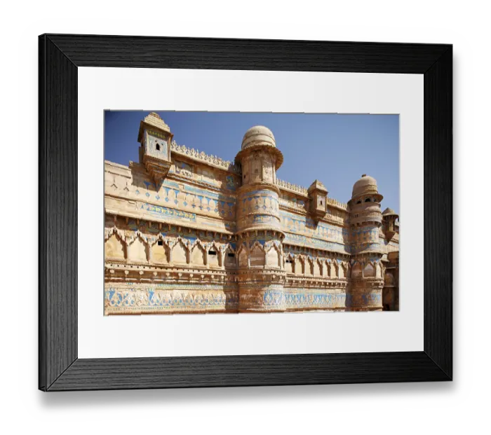 Framed Print : Architecture heritage Gwalior fort Framed Print : Architecture heritage Gwalior fort