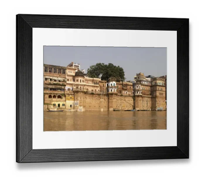 Framed Print : Chousatti ghat, Ganga ghat at Varanasi