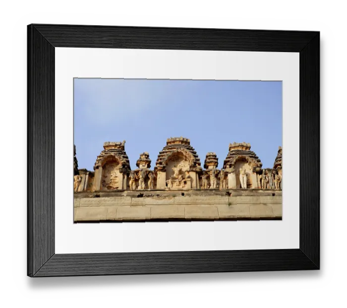Framed Print : Carved top of Raghunatha Temple Framed Print : Carved top of Raghunatha Temple