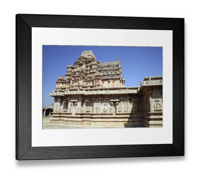 Framed Print : Main temple of Hajara Rama, Hampi Vijayanagar ruins