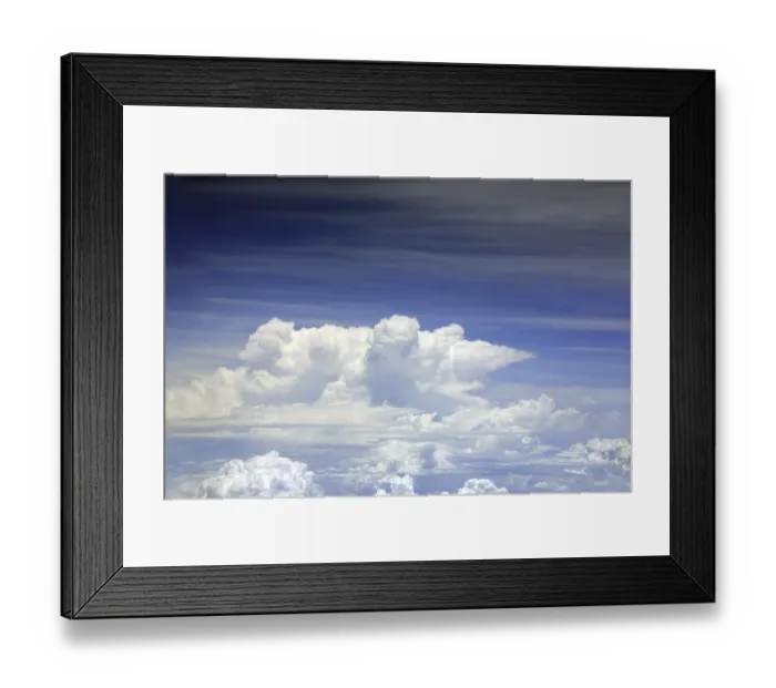 Framed Print : Clouds from 38000 ft above sea level