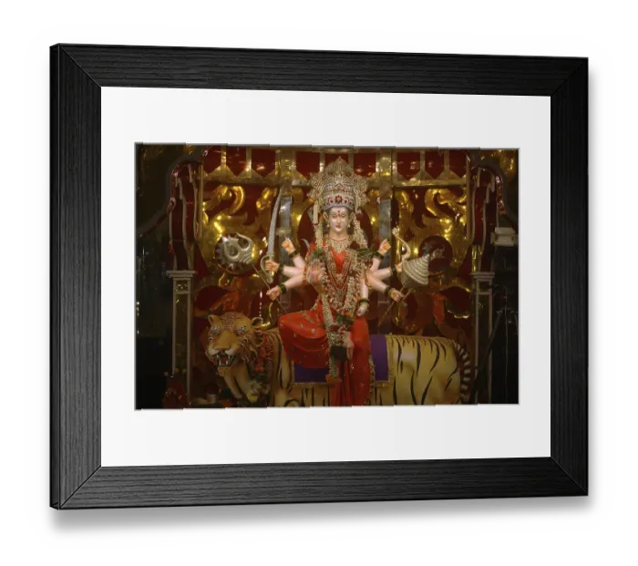 Framed Print : Navaratri dandiya garba Festival